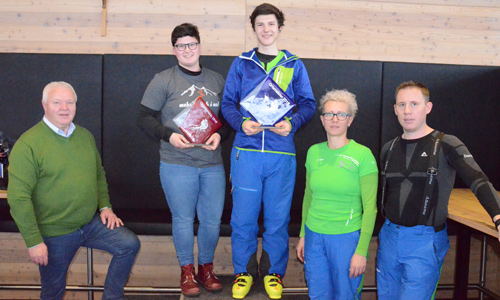 Ortsmeisterin Viktoria Gillhofer und Ortsmeister Marco Haderer