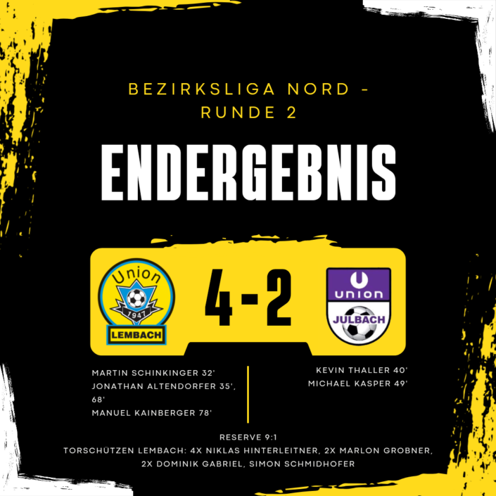 Endergebnis Julbach_August 2026